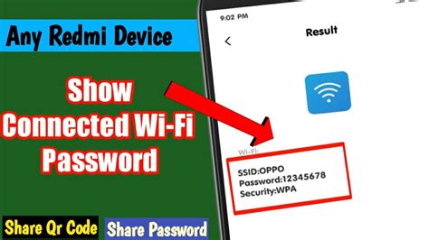 How To Know Connected Wi Fi Password In Redmi Device Qr Code YouTube