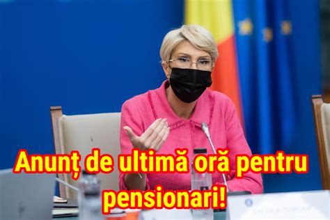 Pensii 2021 Anunț de ultimă oră Raluca Turcan În România pensiile