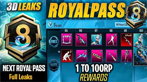 A8 Royal Pass 1 To 100 Rp New 3D Leaks Is Here Free Upgraded Gun