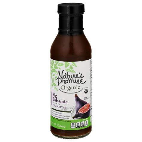 Save On Nature S Promise Organic Fig Balsamic Vinaigrette Dressing