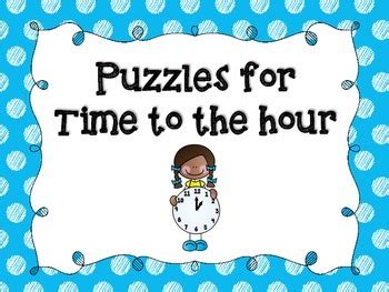 Telling Time Puzzles by First Grade Flair | Teachers Pay Teachers