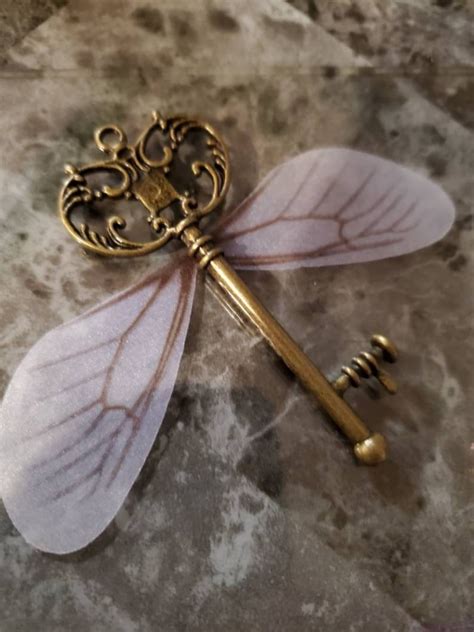 Harry Potter Flying Key Sorcerers Stone Winged Key Fairy Etsy