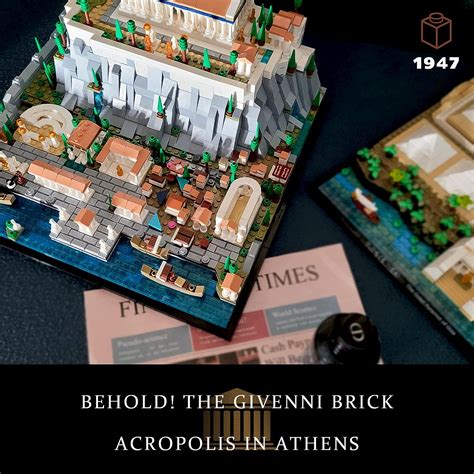 Buy Givenni Architecture Landmark Collection The Acropolis In Athens Building Set Collectible