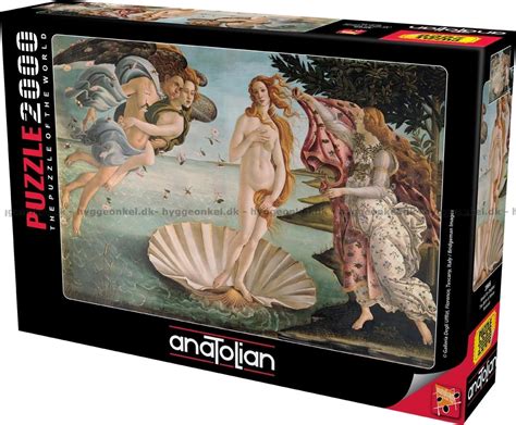 Botticelli Venus F Dsel Kunst Brikker Puslespill Anatolian