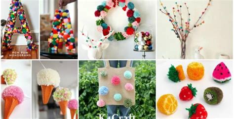 31 Beautiful Pom Pom Craft Ideas For You And The Kids • K4 Craft