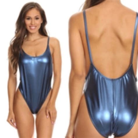 Dippin Daisys Swim Dippin Daisys Blue Metallic One Piece Swim