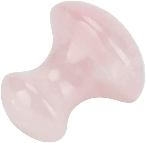 Natural Stone Gua Sha Scraping Massage Tool Natural Rose Quartz Crystal Massage