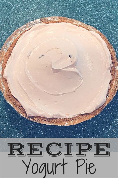 Yogurt Pie Recipe - Sweet Melissa