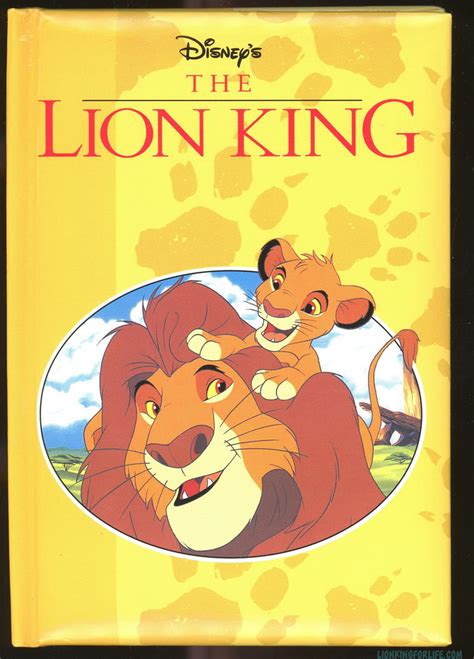 Lion King Soft Cover Book by LionKingForLife on DeviantArt