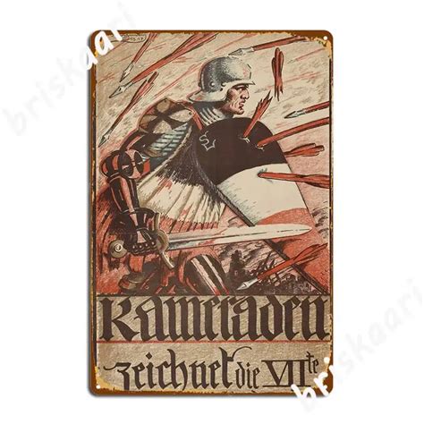 Deutsch Warbonds Propaganda Poster Metall Zeichen Wand Pub Plaques Bar