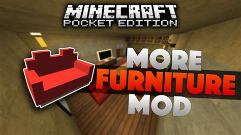 More Furniture In Mcpe More Furniture Mod 0131 Minecraft Pe