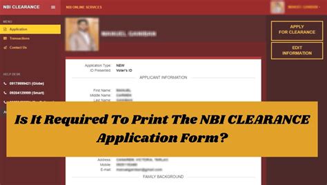 What Is The NBI CLEARANCE Hit Status?