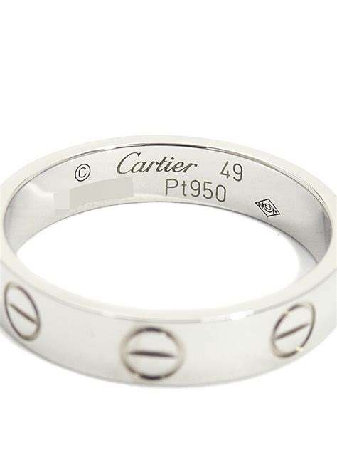 【cartier】カルティエ『k18wg ミニラブリング』9号 1週間保証【中古】2220692610013 ブランドジュエリー