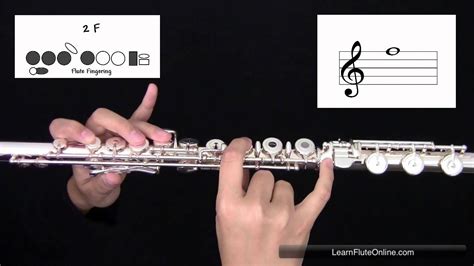 How To Play The Note F on the Flute: Learn Flute Online - YouTube