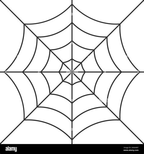 Vector Illustration Of Cobweb Spider Web Background Halloween Spider