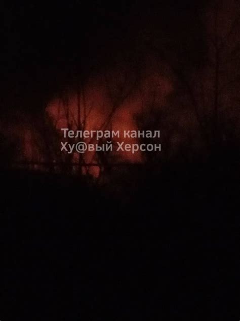 NoËl 🇪🇺 🇺🇦 On Twitter Something Is On Fire In Hola Prystan On The Occupied Right Bank Of The