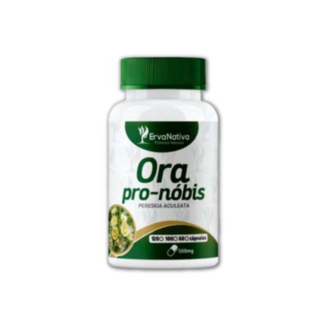 Ora Pro Nóbis 100 Cápsulas 500mg Erva Nativa