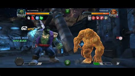 Mcoc Gauntlet R4 Overseer Vs Sasquatch Youtube