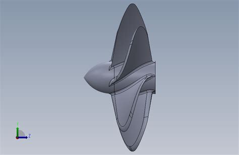 船用螺旋桨模型 Solidworks 2020 模型图纸下载 懒石网