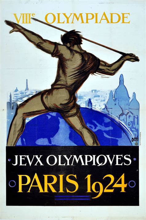 Orsi Original Vintage Summer Olympic Games Poster For The VIII