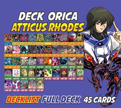 Atticus Rhodes Cards Deck Anime Orica Etsy