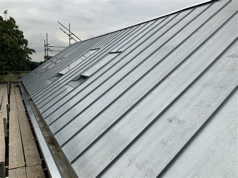 New Natural Zinc Roof Concealed Gutter Detail Gnr Projects