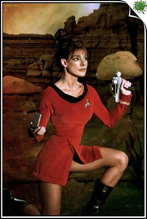 Marina Sirtis Legs Star Trek Enterprise Star Trek Cosplay Star