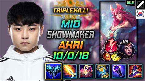 Showmaker Ahri Mid Vs Leblanc Lol Kr Youtube