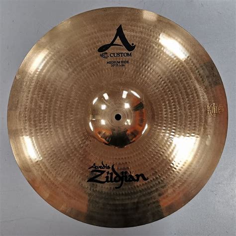 Zildjian Avedis A Custom 205080 Cm Medium Ride 20 Inch Reverb Uk