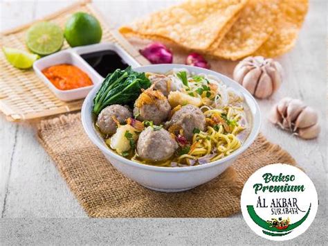 Daftar Harga Menu Delivery Bakso Premium Al Akbar Surabaya Jl Masjid