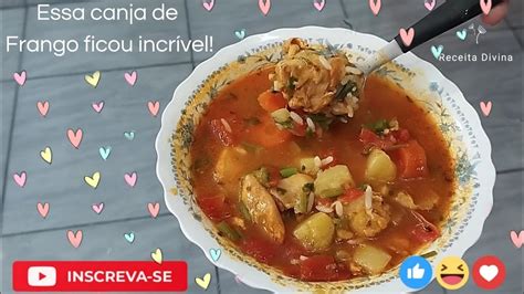 COMO FAZER SOPA DE FRANGO CANJA SABOROSA Comida Receitas Shorts