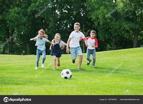 Kids Playing Soccer Images