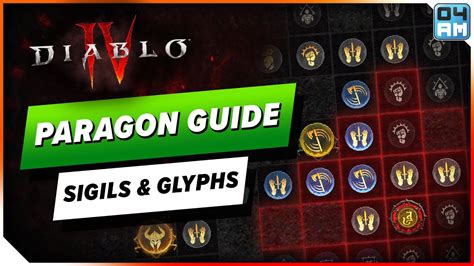 Diablo Ultimate Paragon Board Glyph Nightmare Sigil Guide