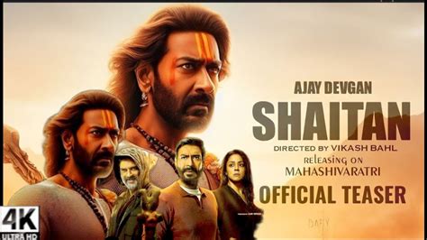 SHAITAAN Hindi Teaser Trailer Ajay Devgn Jyothika R Madhavan