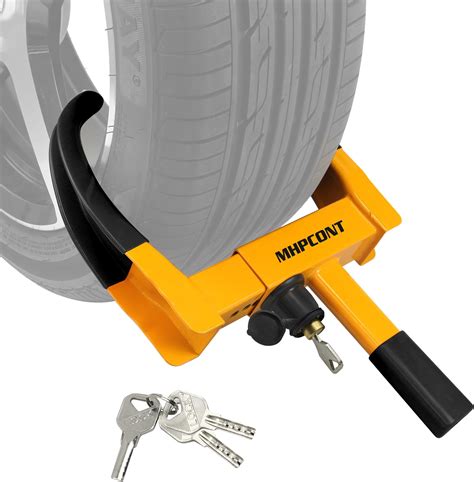 Amazon Titan Grip Wheel Lock Heavy Duty Anti Theft Wheel Lock