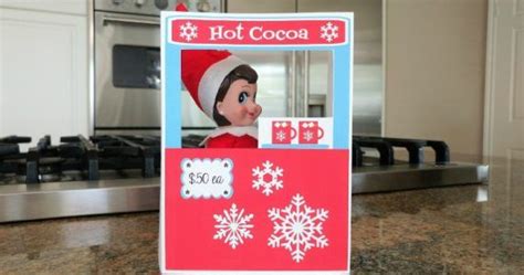 Adorable Elf Hot Cocoa Stand