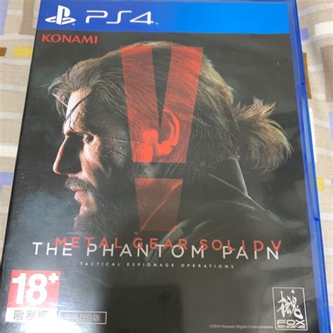 Ps4 潛龍諜影5幻痛 中英日合版 The Phantom Pain 近全新 蝦皮購物