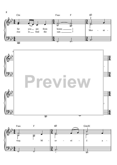 May It Be Sheet Music By Enya For Easy Piano Sheet Music Now