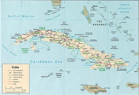 Cuba Provinces Map