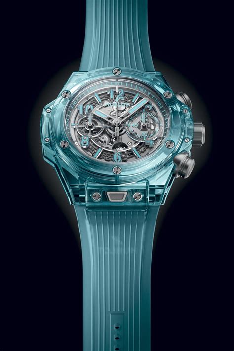 das reinste blau hublot prasentiert die big bang unico aus