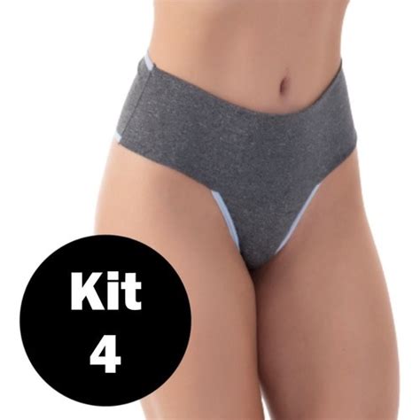 Kit Calcinhas C S Alto Seca Barriga C S Fit Modeladora No Shoptime