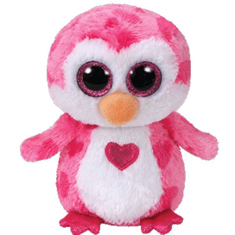 Ty Beanie Boos Juliet The Penguin Glitter Eyes Regular Size