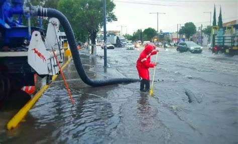 Se Registran Inundaci N Sobre La V A Jos L Pez Portillo