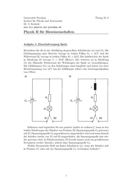 Uebungsblatt 8 So Se2022 Bio Universit At Potsdam Ubung Nr 8