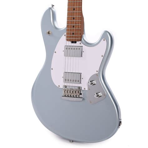 Sterling By Music Man Stingray Guitar Firemist Silver Chicago Music