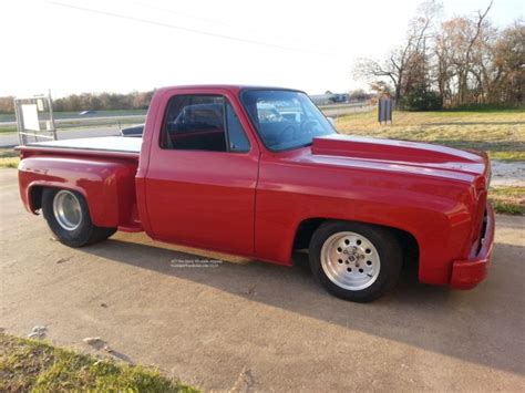 Chevrolet C 10 1977 Red For Sale 1977 Chevrolet Pro Street Rod Stepside Pick Up Truck Pump Gas