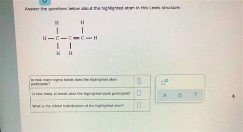 Solved Answer The Questions Below About The Highlighted Atom Chegg