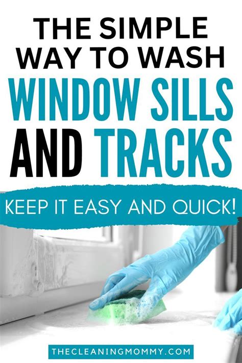 Quick and Easy Window Sill Cleaning Hacks