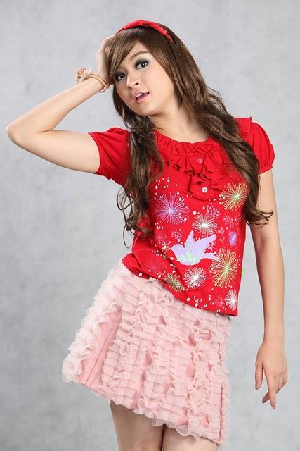 Photo Model Wut Hmone Shwe Yi In Beautiful Blouse And Short Skirt