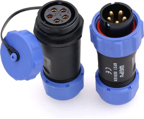 Eonvic Weipu Sp Pin Male Waterproof Connector Plug Female Socket